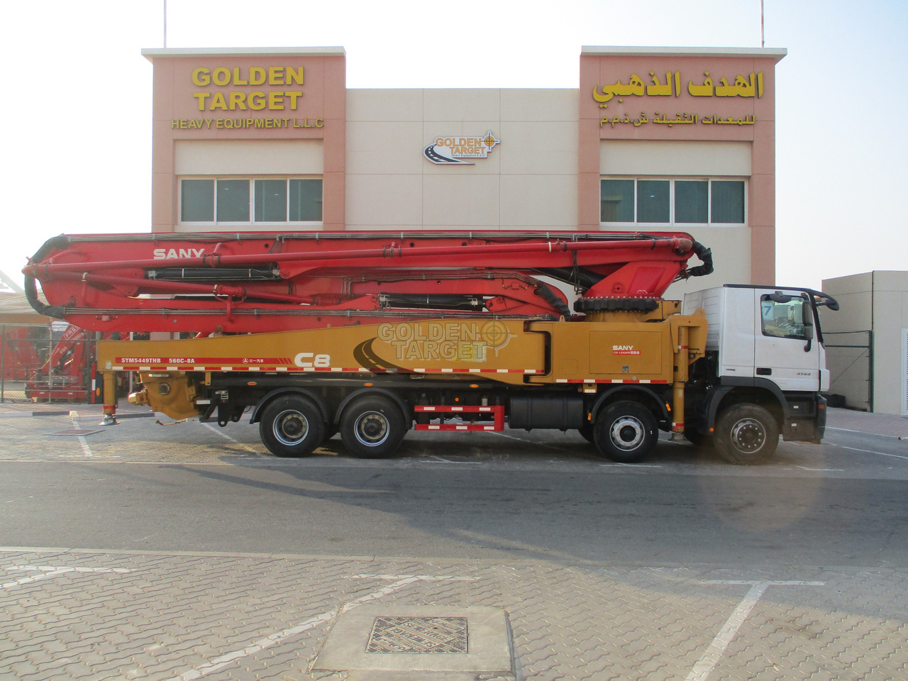 Mercedes ACTROS 4144 8x4 SANY 56m Concrete Pump - Auto pumpa za beton: slika 5 Mercedes ACTROS 4144 8x4 SANY 56m Concrete Pump - Auto pumpa za beton: slika 5