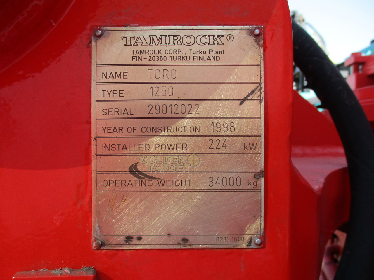 TAMROCK TORO 1250 Wheel Loader TAMROCK TORO 1250 Wheel Loader: slika 10