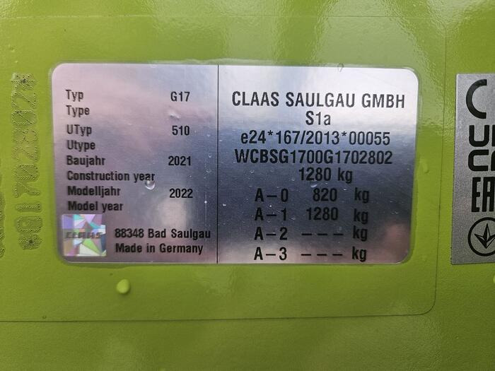 Claas Liner 1600 - Prevrtač/ Grabuljač: slika 5 Claas Liner 1600 - Prevrtač/ Grabuljač: slika 5