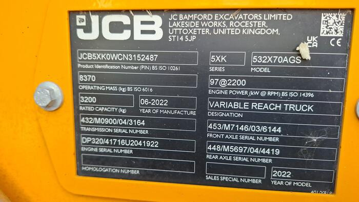 JCB 532-70 Agri Super - Teleskopski upravljač: slika 4 JCB 532-70 Agri Super - Teleskopski upravljač: slika 4