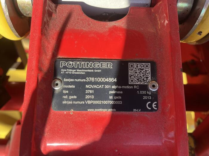 Kosačica Pöttinger Novacat 301 Alpha Motion RC: slika 7
