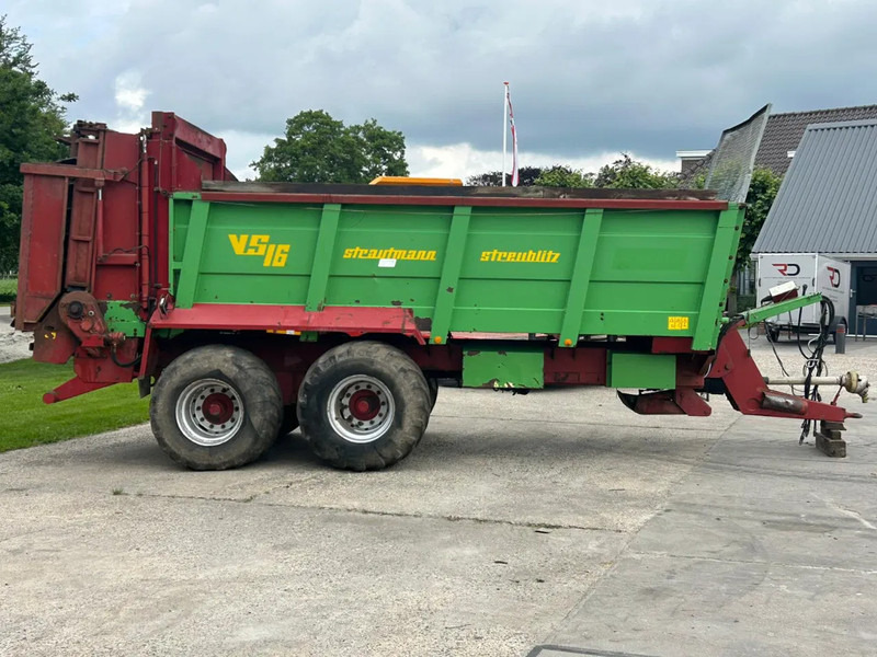 Strautmann VS 16 mestwagen Breedstrooier Mest Compost - Rasipač prirodnog đubirva: slika 4 Strautmann VS 16 mestwagen Breedstrooier Mest Compost - Rasipač prirodnog đubirva: slika 4