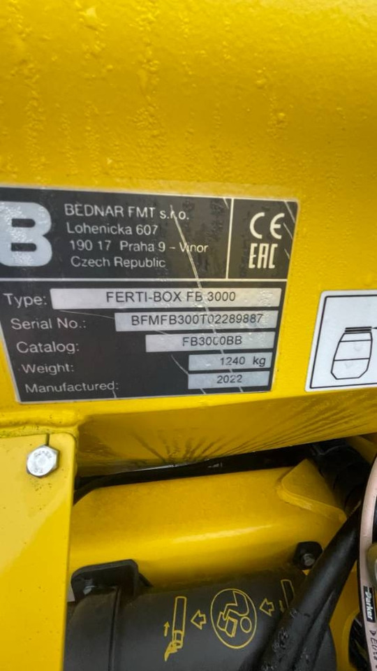 Bednar FERTI-BOX FB 3000 - Sejalica: slika 3 Bednar FERTI-BOX FB 3000 - Sejalica: slika 3