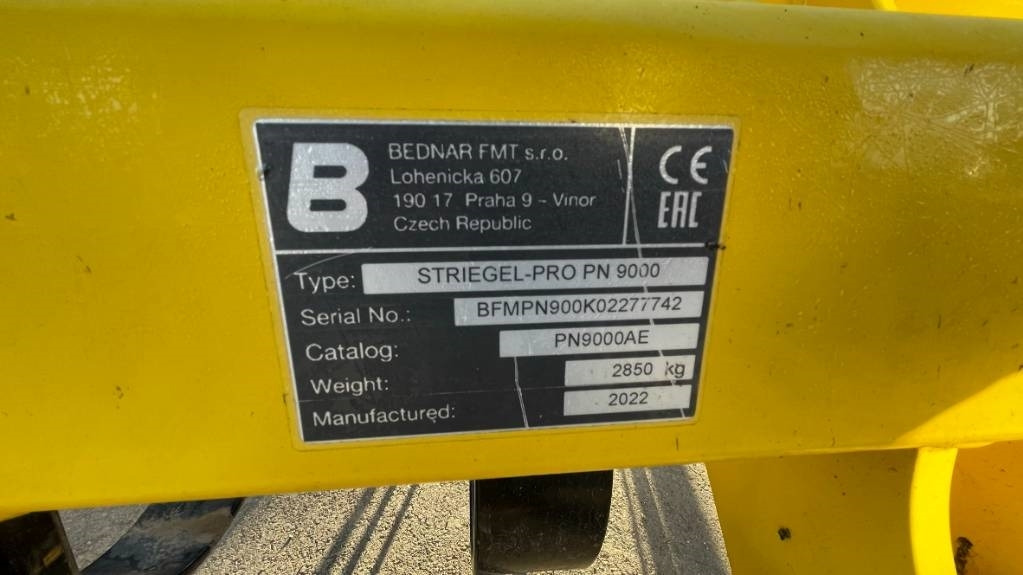 Bednar STRIEGEL-PRO PN 9000 - Drljača: slika 2 Bednar STRIEGEL-PRO PN 9000 - Drljača: slika 2