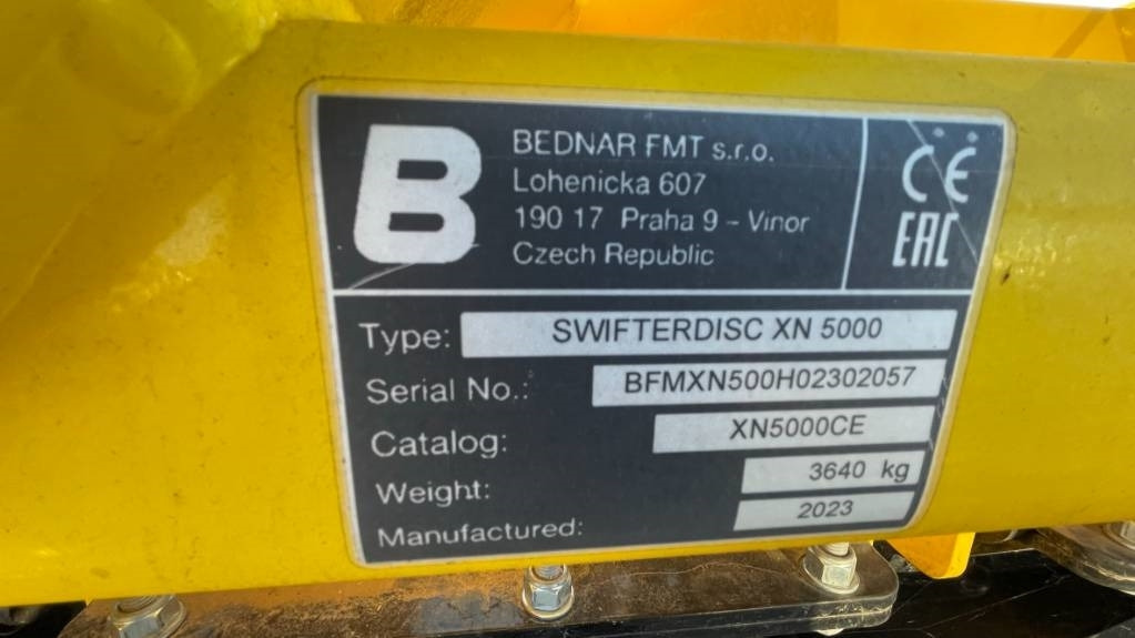 Bednar SwifterDisc XN 5000 - Tanjirača: slika 2 Bednar SwifterDisc XN 5000 - Tanjirača: slika 2