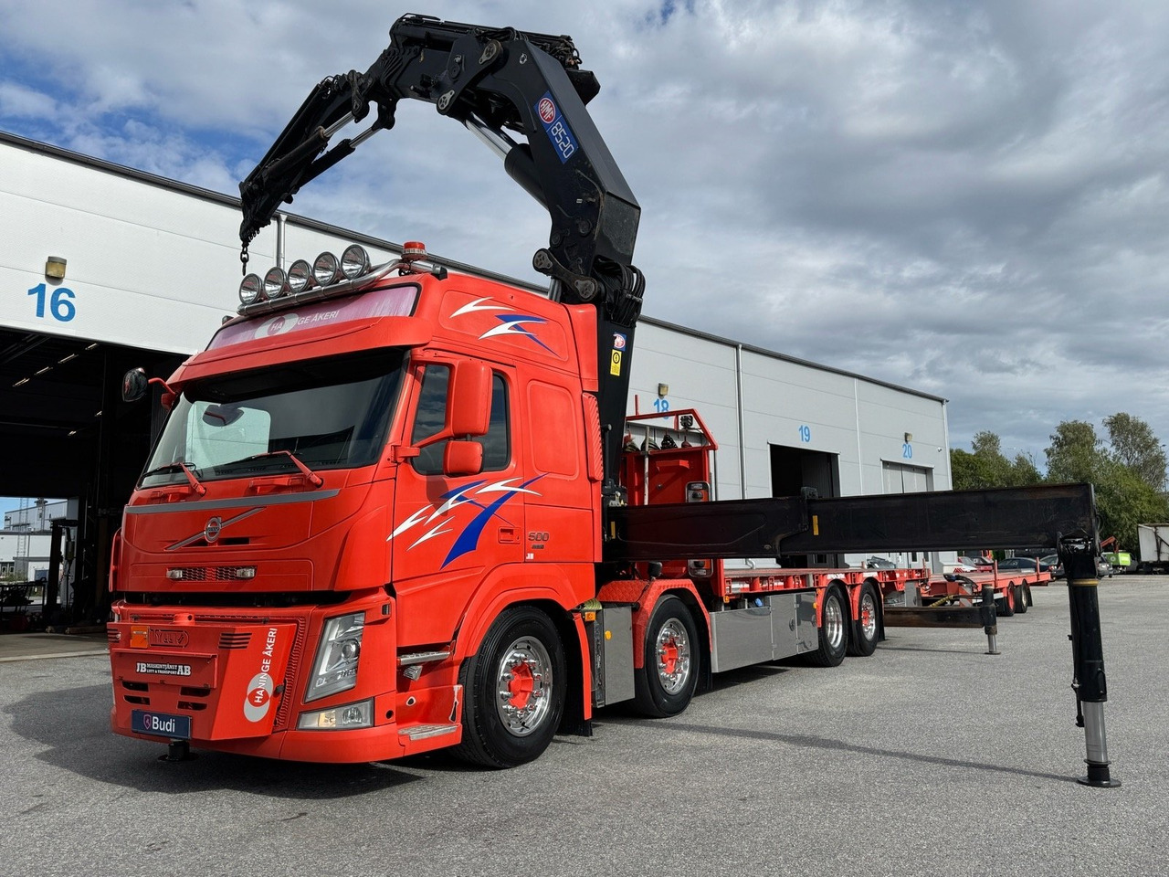 Bodbilsekipage Volvo FM 500 8x2 -2016 | HMF8520+Jibb | Tyllis - Kamion sa tovarnim sandukom, Kamion sa dizalicom: slika 1 Bodbilsekipage Volvo FM 500 8x2 -2016 | HMF8520+Jibb | Tyllis - Kamion sa tovarnim sandukom, Kamion sa dizalicom: slika 1
