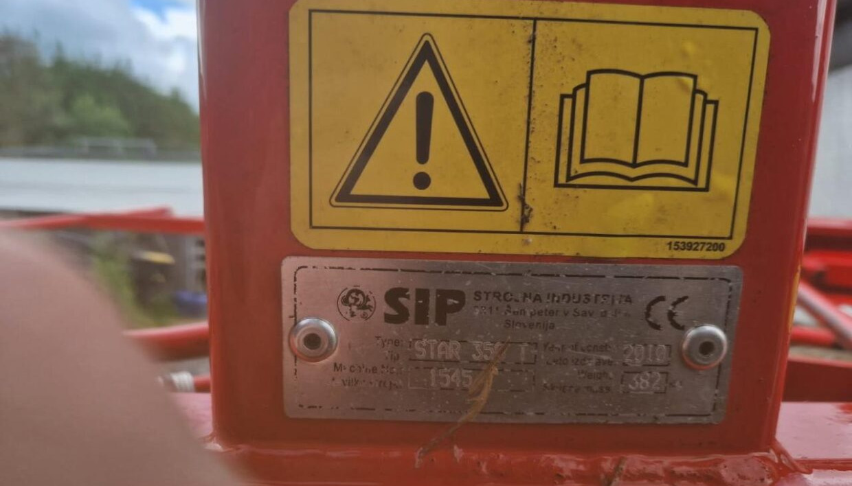SIP SIP 350 T rive - Prevrtač/ Grabuljač: slika 4 SIP SIP 350 T rive - Prevrtač/ Grabuljač: slika 4
