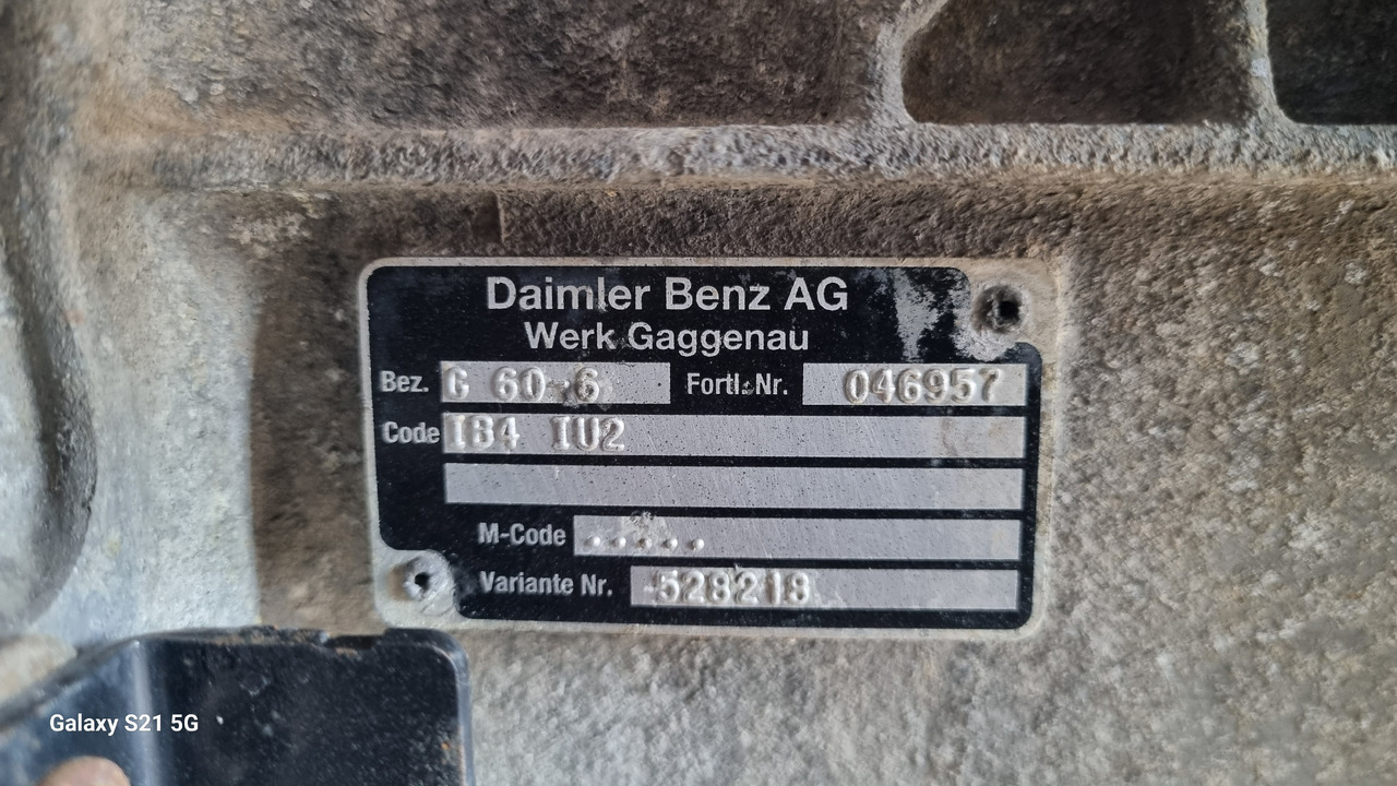 Menjač MERCEDES ATEGO 2 ATEGO 2 G 60-6: slika 7