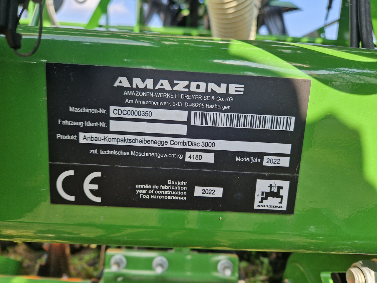 Amazone Centaya 3000 Super Harrow - Kombinovana mašina za setvu: slika 2 Amazone Centaya 3000 Super Harrow - Kombinovana mašina za setvu: slika 2