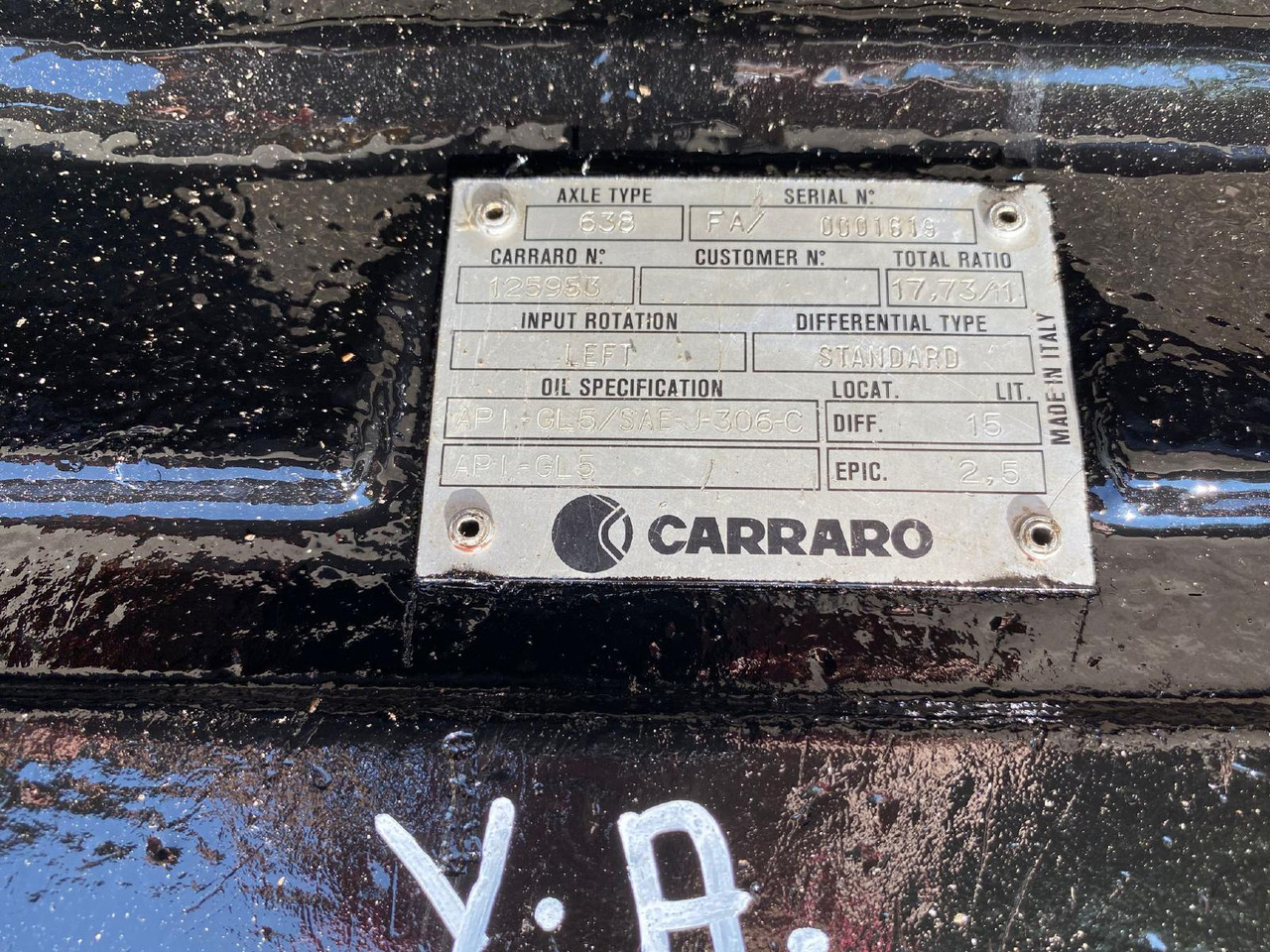 Carraro 638 aus Case 888P - Osovina i delovi za Građevinska mašina: slika 2 Carraro 638 aus Case 888P - Osovina i delovi za Građevinska mašina: slika 2