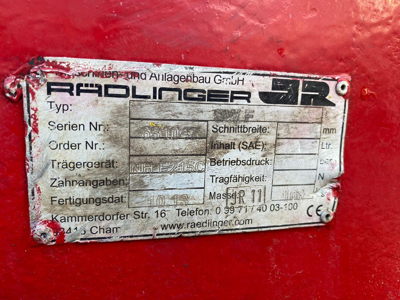 Lehnhoff SW F NEW Holland E 215 - Brza spojnica: slika 3 Lehnhoff SW F NEW Holland E 215 - Brza spojnica: slika 3