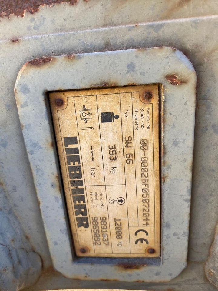 Liebherr SW 66 - Brza spojnica za Građevinska mašina: slika 5 Liebherr SW 66 - Brza spojnica za Građevinska mašina: slika 5