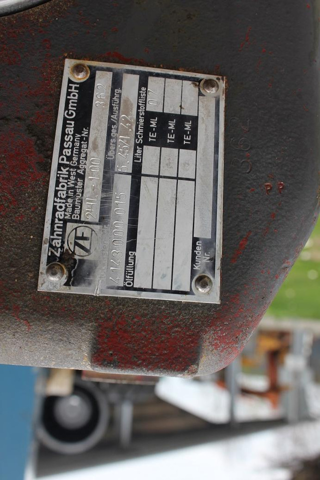 Zeppelin ZF 2HL100 aus ZM 19 - Transmisija za Građevinska mašina: slika 3 Zeppelin ZF 2HL100 aus ZM 19 - Transmisija za Građevinska mašina: slika 3
