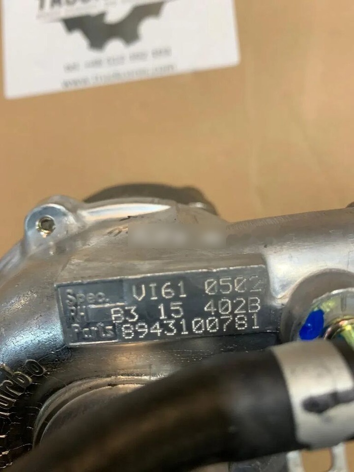 Opel Nowa Turbosprężarka VI61 8943100781 Isuzu / 1.5 TD 67 KM Corsa, 8943100781 for Opel car - Turbo za Automobil: slika 4 Opel Nowa Turbosprężarka VI61 8943100781 Isuzu / 1.5 TD 67 KM Corsa, 8943100781 for Opel car - Turbo za Automobil: slika 4