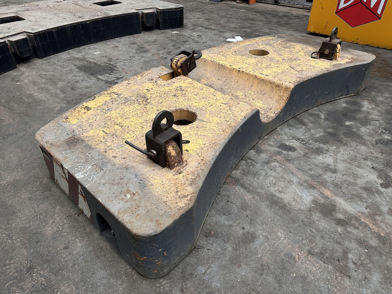 Krupp KMK 4080 - 5110 - 5120 Counterweight 5,8 ton - Kontra teg za Građevinska mašina: slika 2 Krupp KMK 4080 - 5110 - 5120 Counterweight 5,8 ton - Kontra teg za Građevinska mašina: slika 2