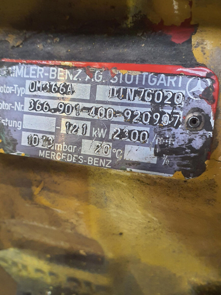 Mercedes-Benz KMK 5100 engine Mercedes OM 366 A - Motor za Pokretni kran: slika 5 Mercedes-Benz KMK 5100 engine Mercedes OM 366 A - Motor za Pokretni kran: slika 5