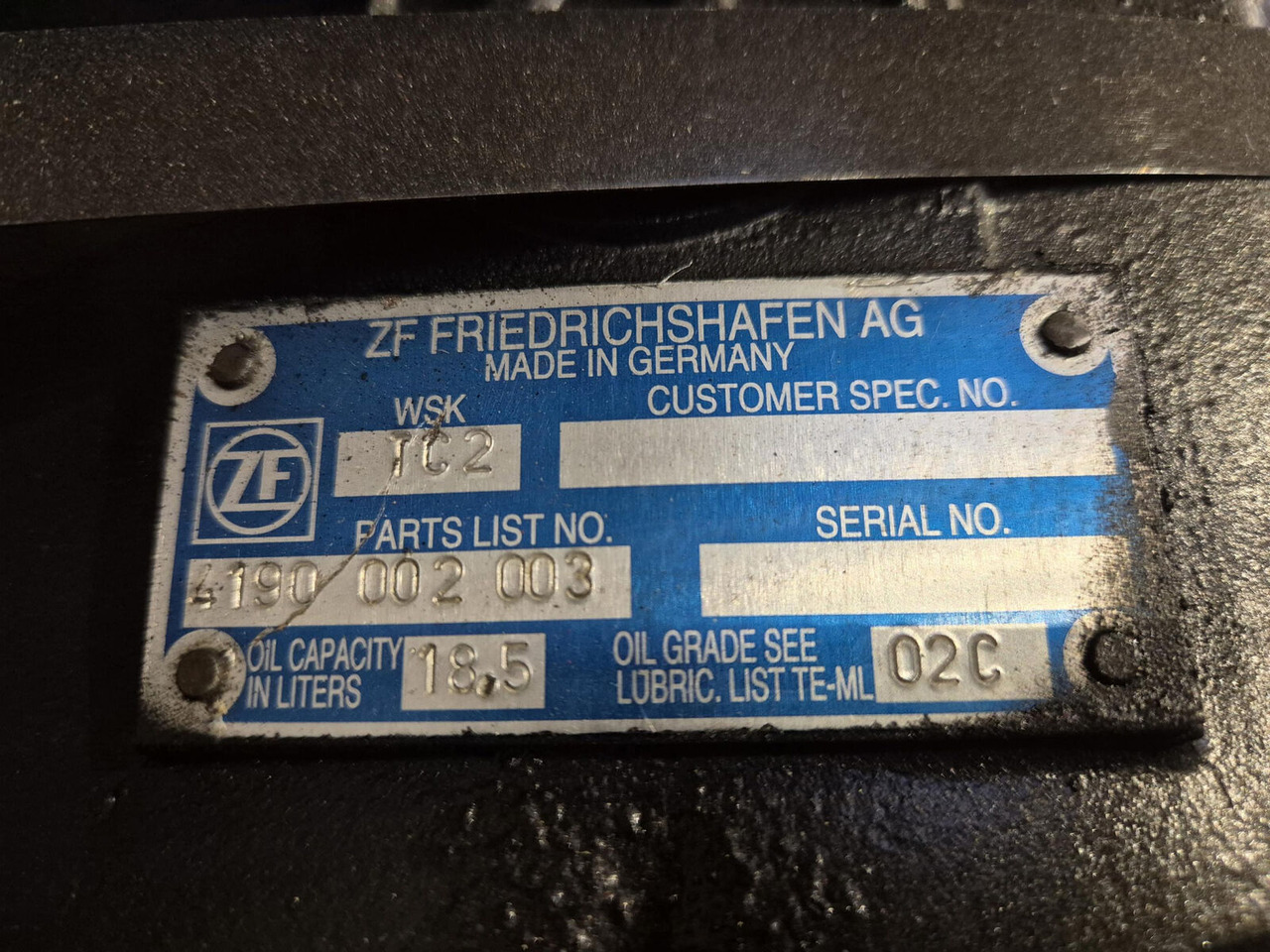 Menjač za Pokretni kran ZF LTM 1250-6.1 gearbox TC tronic 12 AS 3002 TC: slika 6