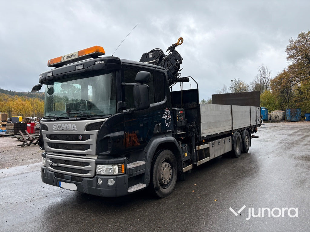 Kranbil - Scania P410, HiAB-kran - Kamion sa tovarnim sandukom, Kamion sa dizalicom: slika 1 Kranbil - Scania P410, HiAB-kran - Kamion sa tovarnim sandukom, Kamion sa dizalicom: slika 1