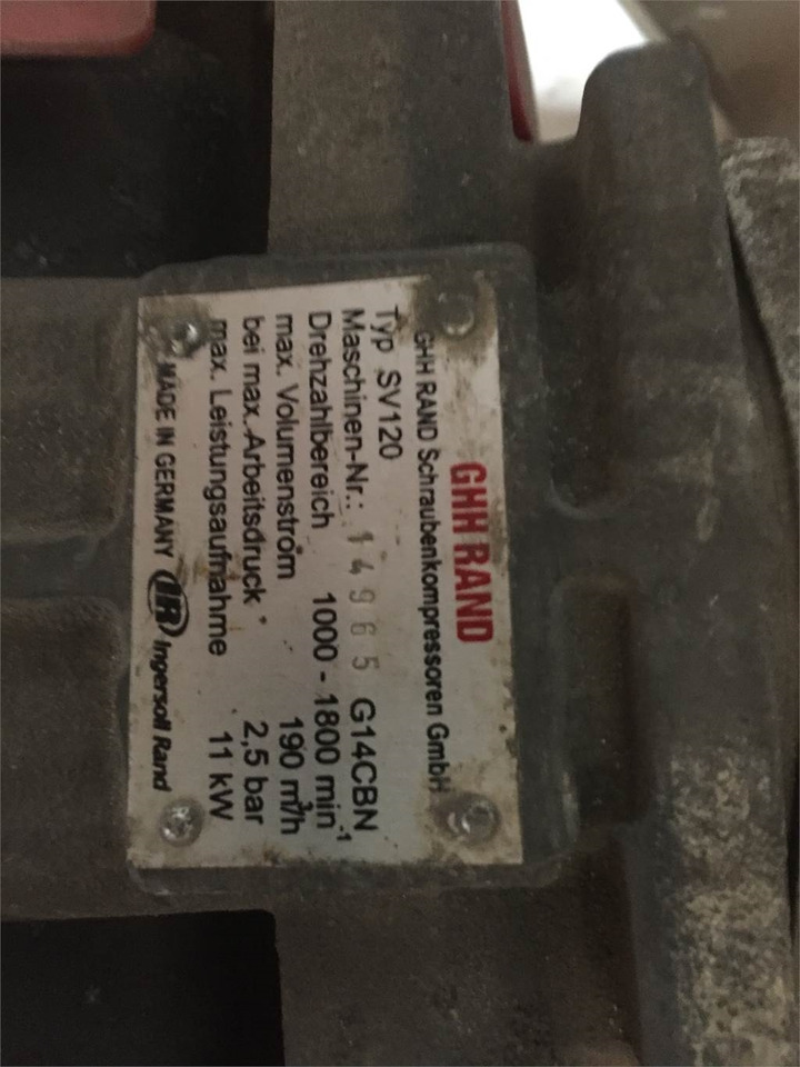 GHH RAND SV120 kompressor - Zračne kočnice: slika 5 GHH RAND SV120 kompressor - Zračne kočnice: slika 5