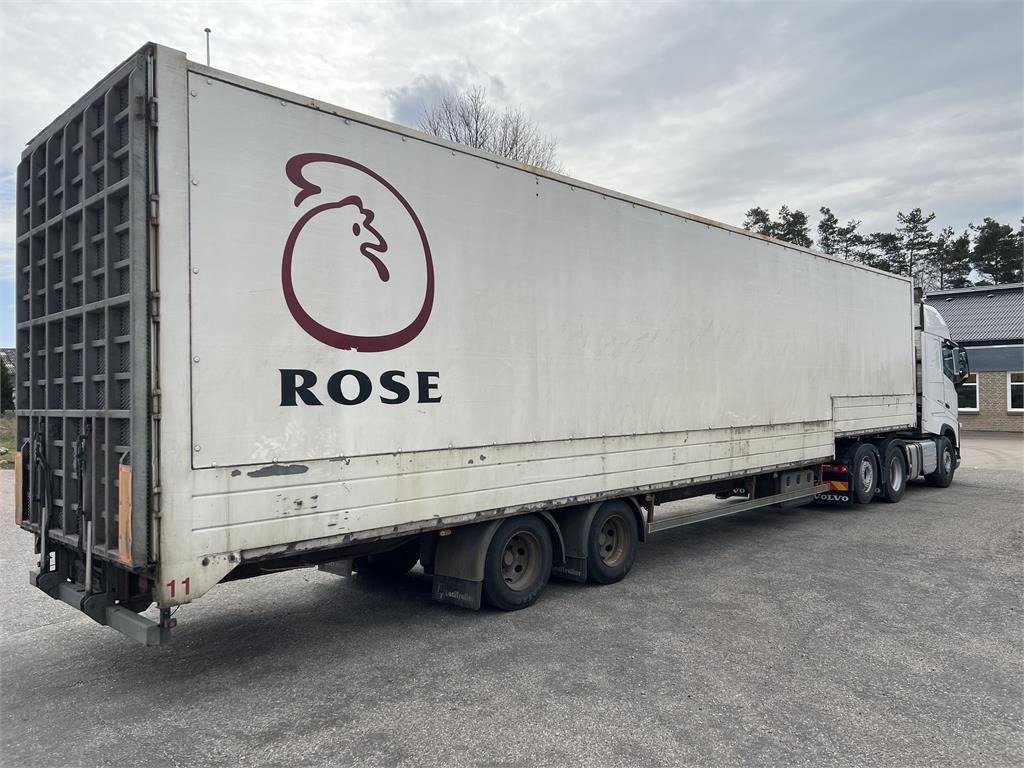 Leci 13,6 mtr. box læsserampe - Poluprikolica za prevoz automobila: slika 2 Leci 13,6 mtr. box læsserampe - Poluprikolica za prevoz automobila: slika 2