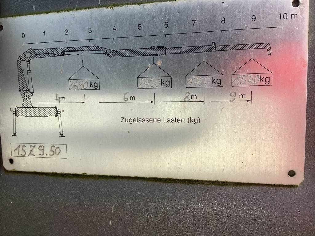 Penz 15Z9.50 kran på aftagelig konsol - Kran za kamion za Kamion: slika 2 Penz 15Z9.50 kran på aftagelig konsol - Kran za kamion za Kamion: slika 2