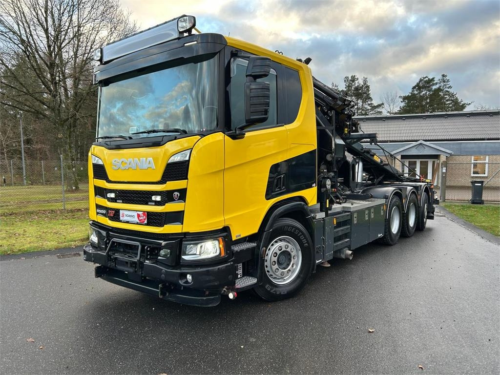 Scania R500 XT B 8x4*4 NA - Hiab 408 E6 + jib - Kamion za utovaranje kontejnera: slika 1 Scania R500 XT B 8x4*4 NA - Hiab 408 E6 + jib - Kamion za utovaranje kontejnera: slika 1