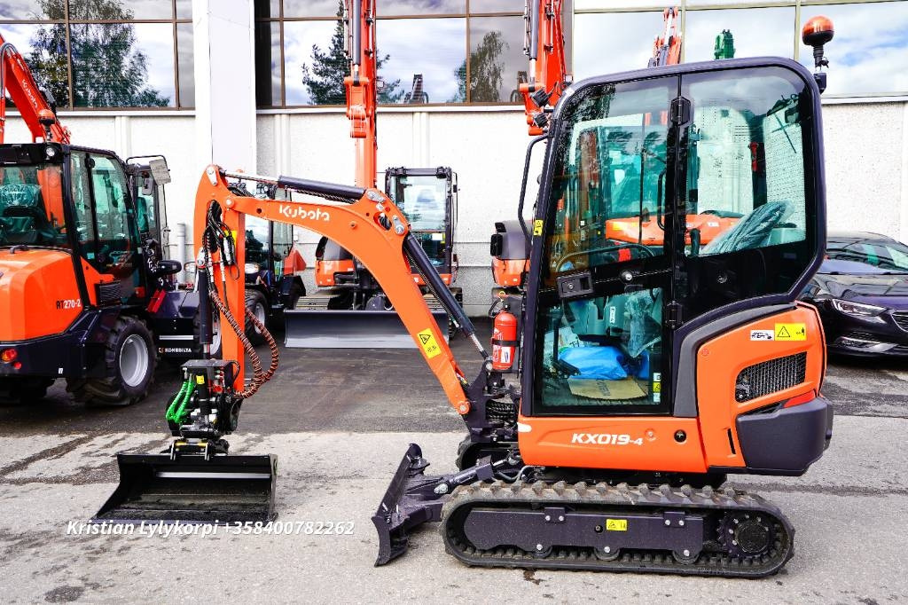 Kubota KX019-4 UUSI! TAKUU! PYÖRITTÄJÄLLÄ  - Mini bager: slika 1 Kubota KX019-4 UUSI! TAKUU! PYÖRITTÄJÄLLÄ  - Mini bager: slika 1