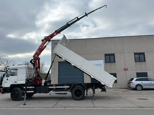 MAN 18-222. Kran HMF 18t/m Bj 2001. - Istovarivač, Kamion sa dizalicom: slika 1 MAN 18-222. Kran HMF 18t/m Bj 2001. - Istovarivač, Kamion sa dizalicom: slika 1