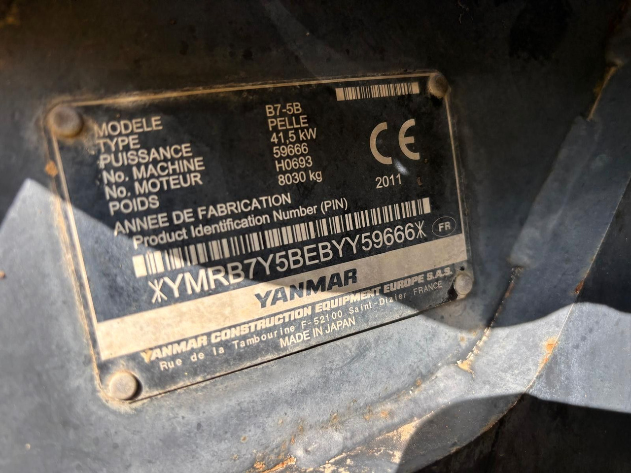 Mini bager Yanmar B7 Sigma. 3 Löffel.: slika 15