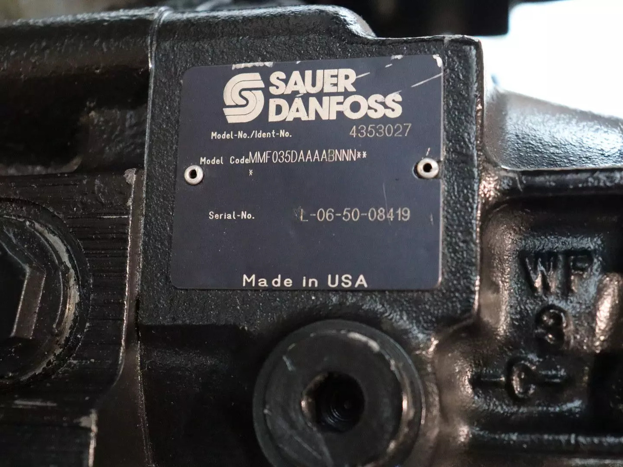DANFOSS / SAUER MMF035D-AA-AAB-NNN - Hidraulični motor za Građevinska mašina: slika 3 DANFOSS / SAUER MMF035D-AA-AAB-NNN - Hidraulični motor za Građevinska mašina: slika 3