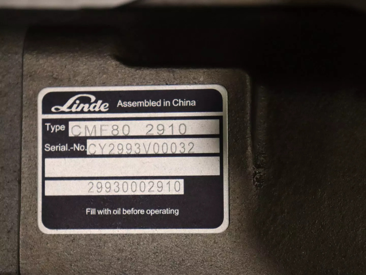 LINDE CMF80 2910 - Hidraulični motor za Građevinska mašina: slika 4 LINDE CMF80 2910 - Hidraulični motor za Građevinska mašina: slika 4