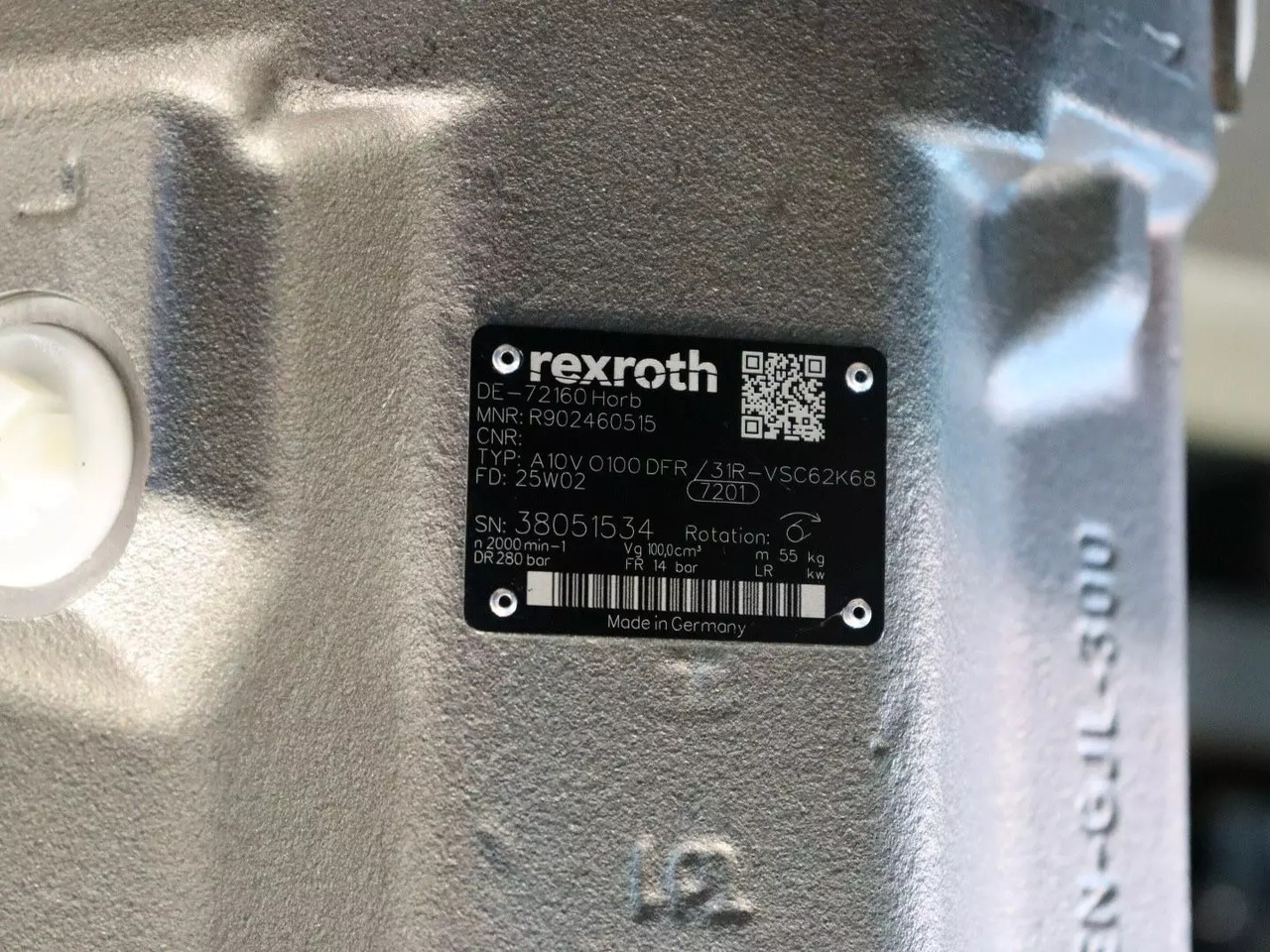 REXROTH A10VO100DFR/31R-VSC62K68 - Hidraulična pumpa za Građevinska mašina: slika 4 REXROTH A10VO100DFR/31R-VSC62K68 - Hidraulična pumpa za Građevinska mašina: slika 4