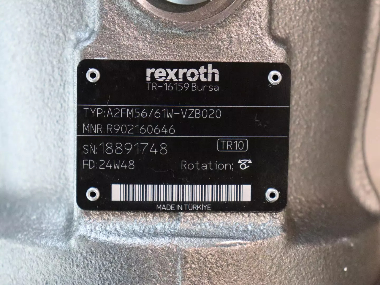 REXROTH A2FM56/61W-VZB020 - Hidraulični motor za Građevinska mašina: slika 4 REXROTH A2FM56/61W-VZB020 - Hidraulični motor za Građevinska mašina: slika 4