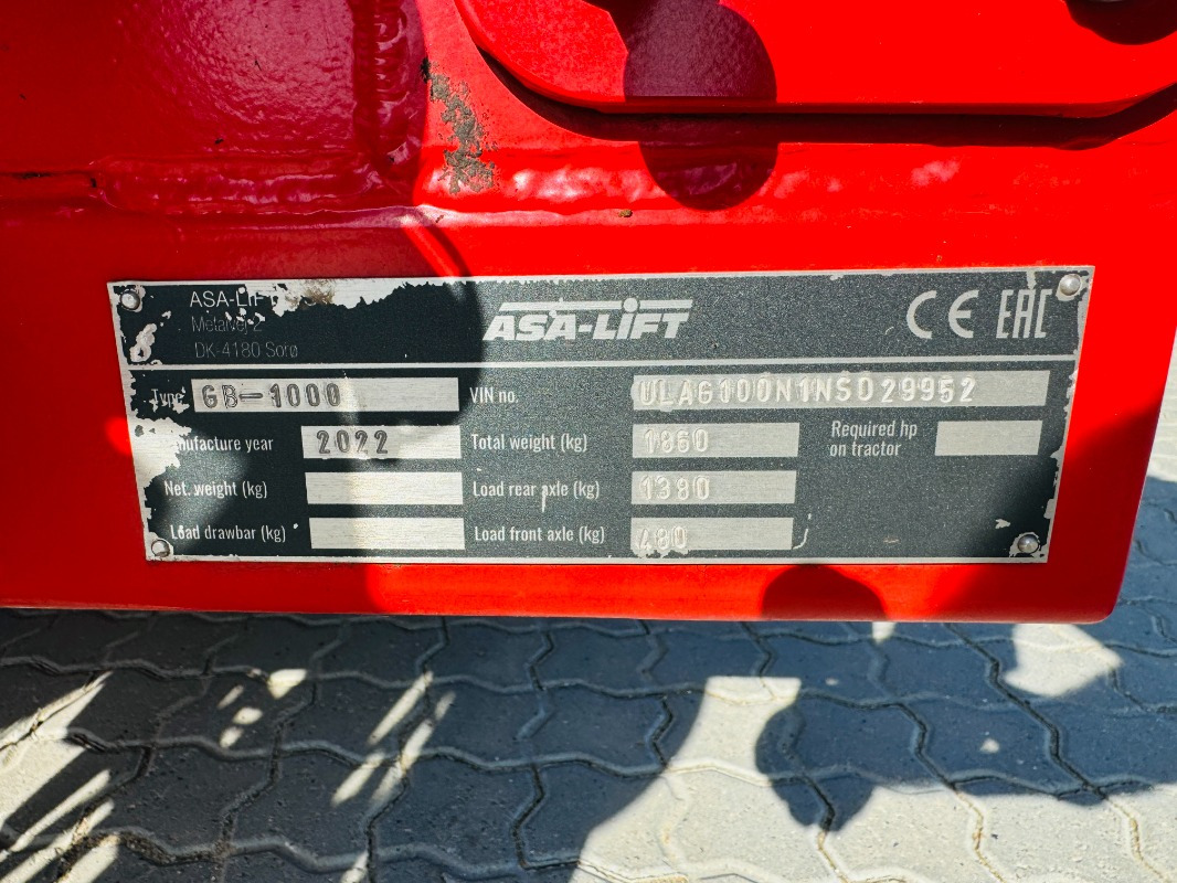 ASA-Lift GB-1000 - Kombajn za grožđe: slika 2 ASA-Lift GB-1000 - Kombajn za grožđe: slika 2