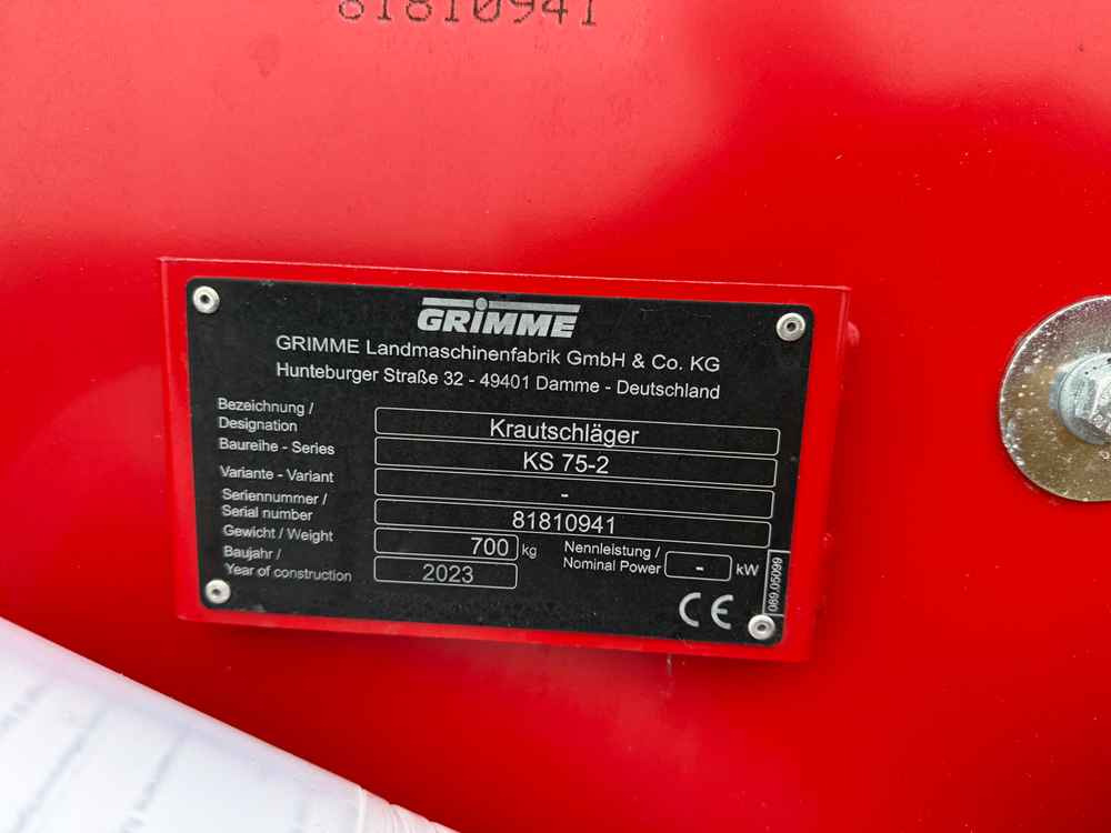 Grimme KS 75-2 - Kombajn: slika 2 Grimme KS 75-2 - Kombajn: slika 2