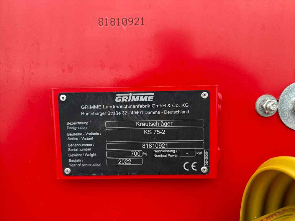 Grimme KS 75-2 - Kombajn: slika 2 Grimme KS 75-2 - Kombajn: slika 2