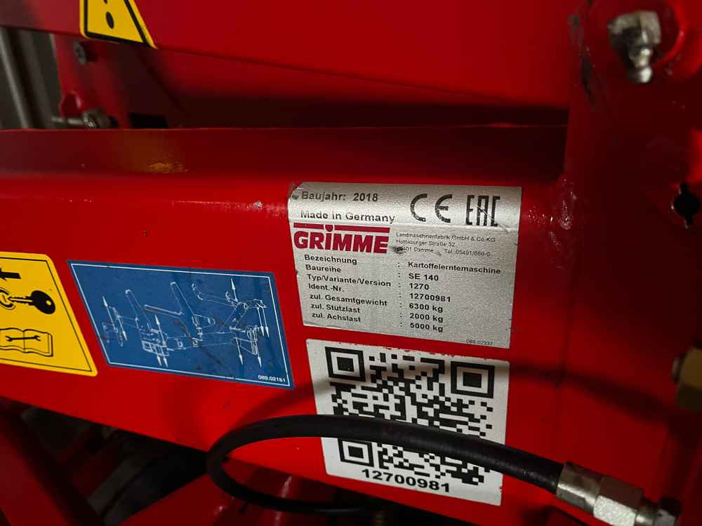Grimme SE 140-UB - Kombajn: slika 2 Grimme SE 140-UB - Kombajn: slika 2