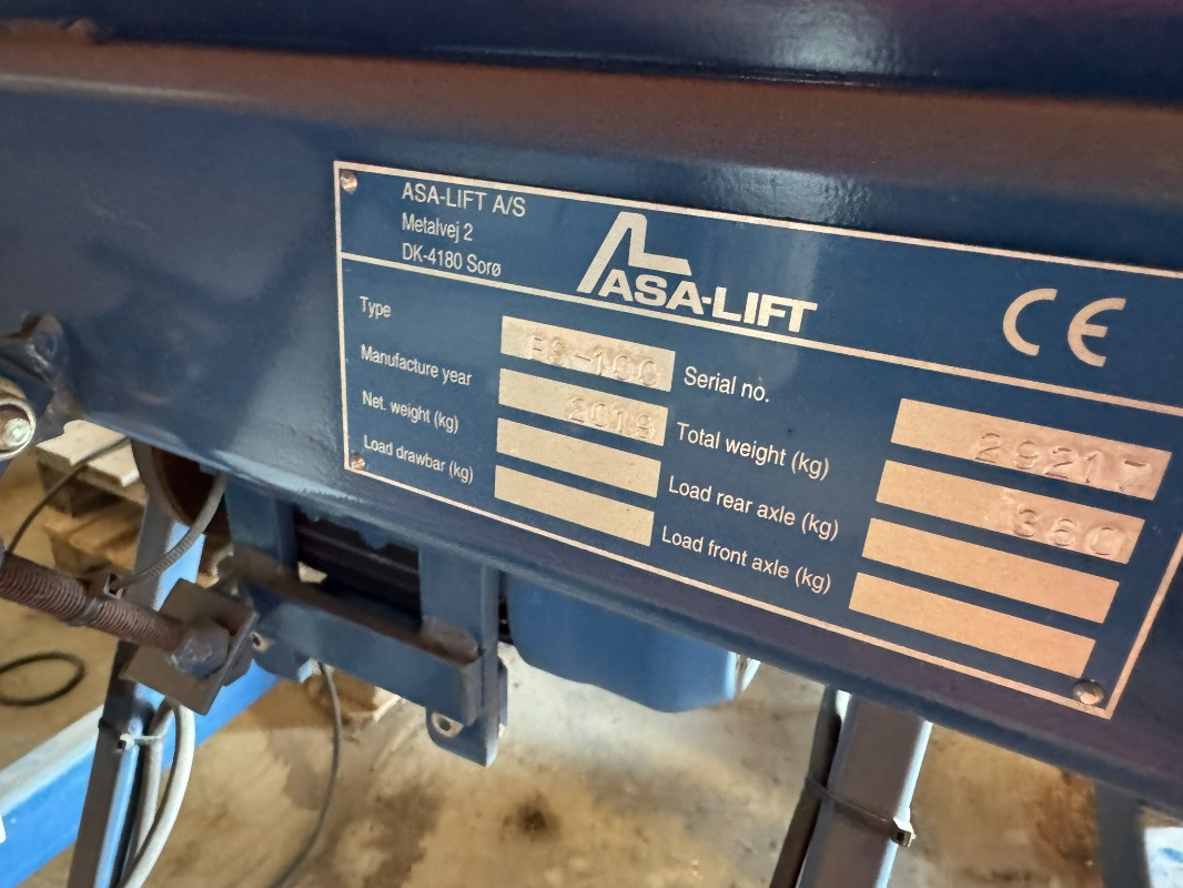 ASA-Lift BS-100 - Poljoprivredna mašina: slika 1 ASA-Lift BS-100 - Poljoprivredna mašina: slika 1