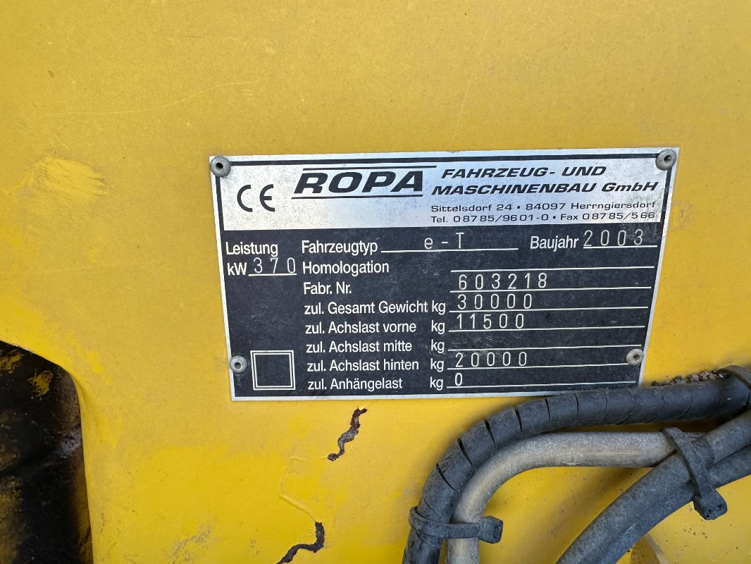 ROPA Euro Tiger - Oprema za obradu zemljišta: slika 2 ROPA Euro Tiger - Oprema za obradu zemljišta: slika 2