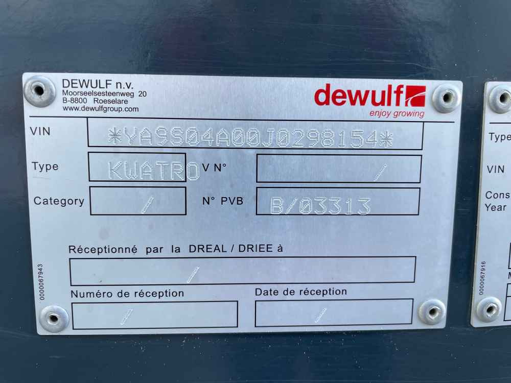 Kombajn Dewulf KWATRO: slika 28