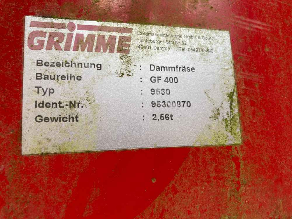 Kombajn Grimme Grimme GF 400, 4 Row, Tilla, Rotovator: slika 12