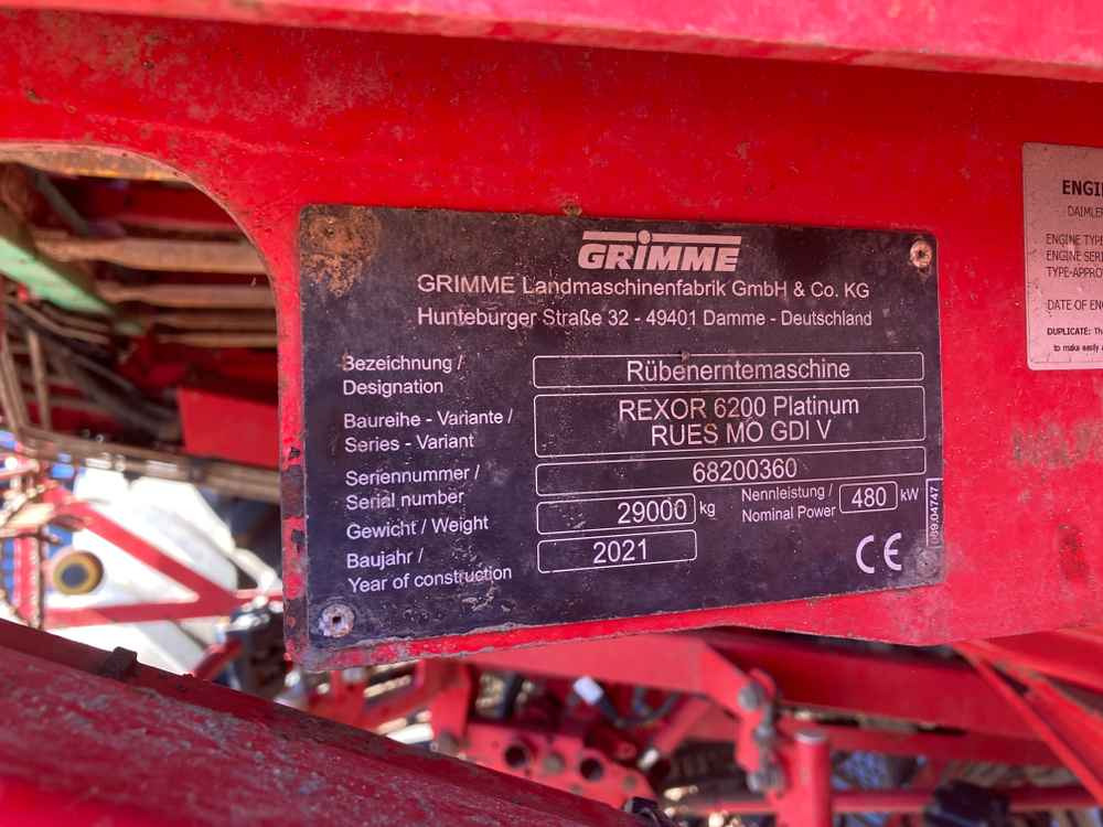 Grimme Grimme Rexor 620 Self-Propelled Sugarbeet Harvester - Oprema za obradu zemljišta: slika 2 Grimme Grimme Rexor 620 Self-Propelled Sugarbeet Harvester - Oprema za obradu zemljišta: slika 2