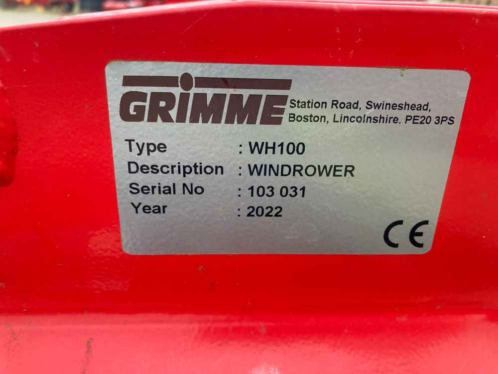 Grimme Grimme WH100 Single Row Potato Windrower - Kombajn: slika 2 Grimme Grimme WH100 Single Row Potato Windrower - Kombajn: slika 2