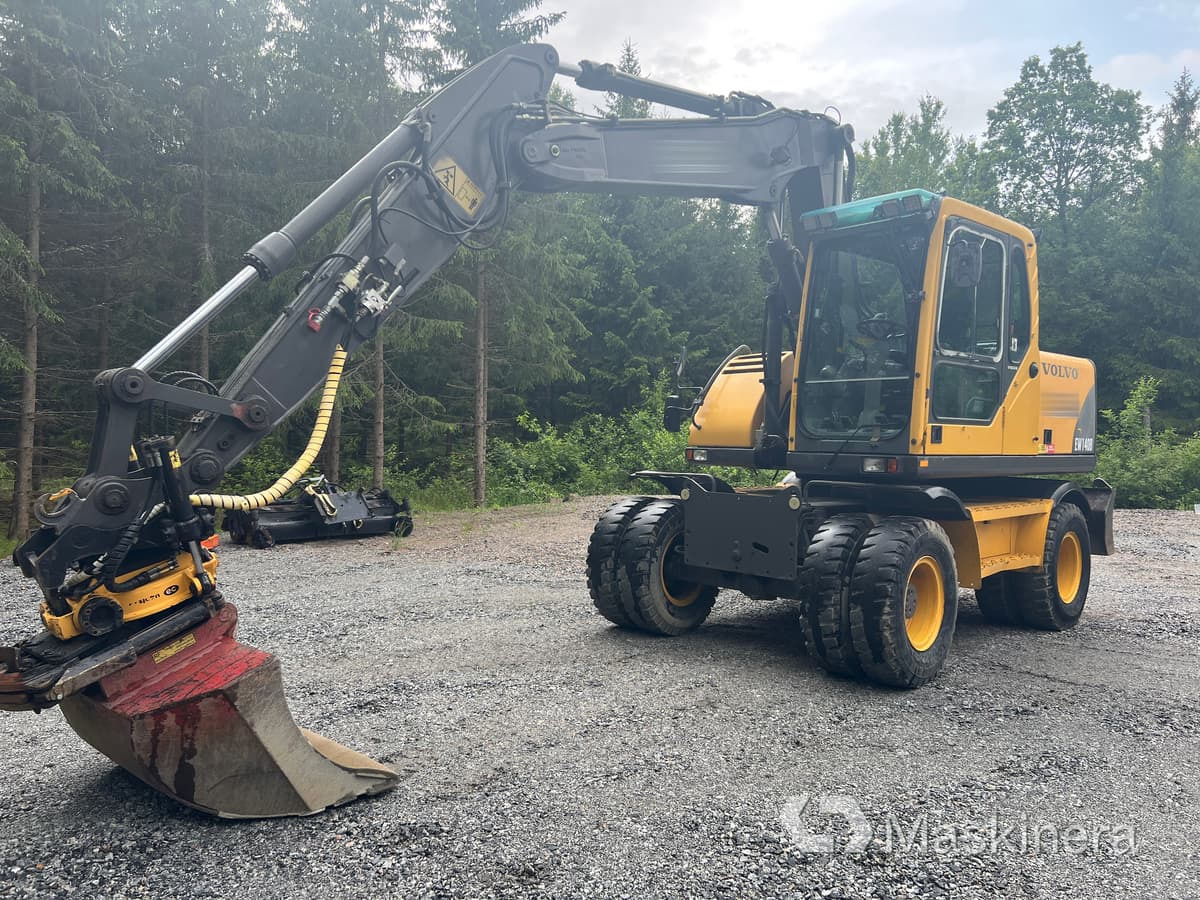 Hjulgrävare Volvo EW140B - Bager guseničar: slika 1 Hjulgrävare Volvo EW140B - Bager guseničar: slika 1