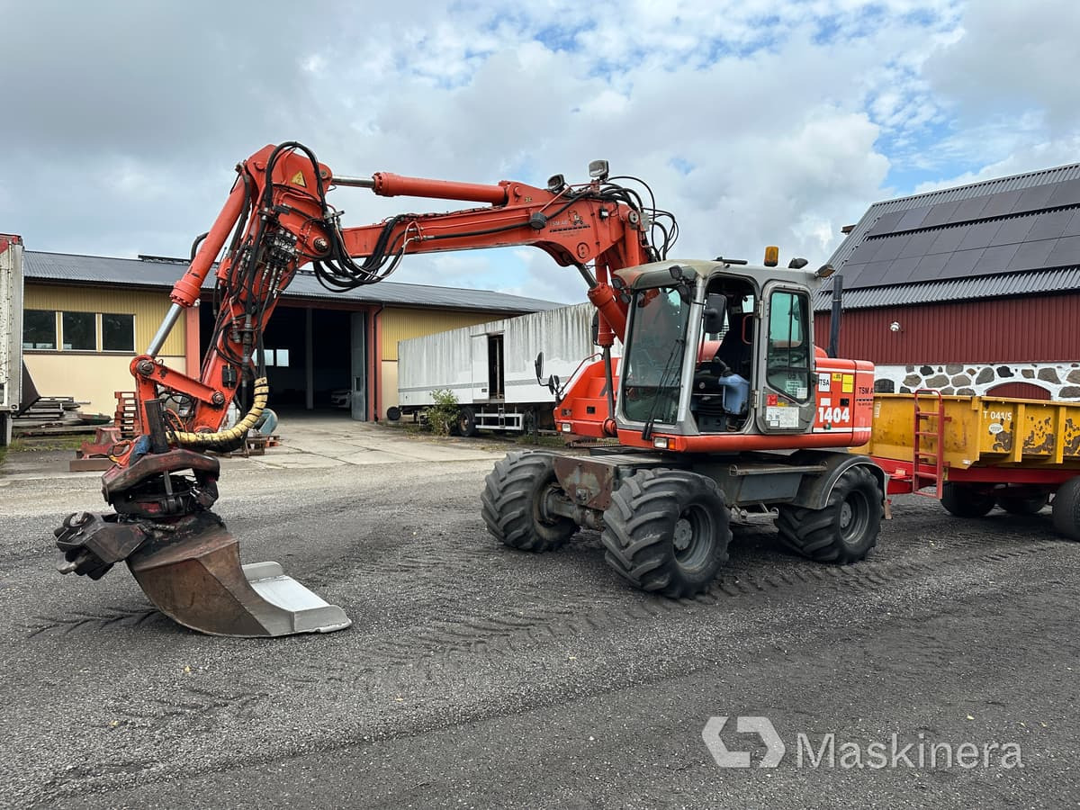 Hjulgrävare Atlas 1404 + tippvagn/redskap - Bager guseničar: slika 1 Hjulgrävare Atlas 1404 + tippvagn/redskap - Bager guseničar: slika 1