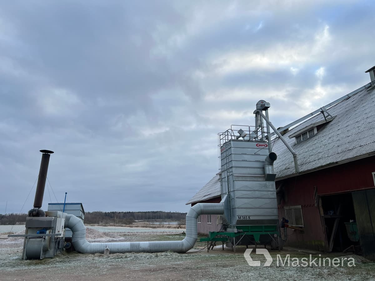 Mepu M365K & Mabre GDS 580 C65 Spannmålstork Mepu M365 K med flispanna Mabre GDS580C65 - Oprema za posle žetve: slika 1 Mepu M365K & Mabre GDS 580 C65 Spannmålstork Mepu M365 K med flispanna Mabre GDS580C65 - Oprema za posle žetve: slika 1