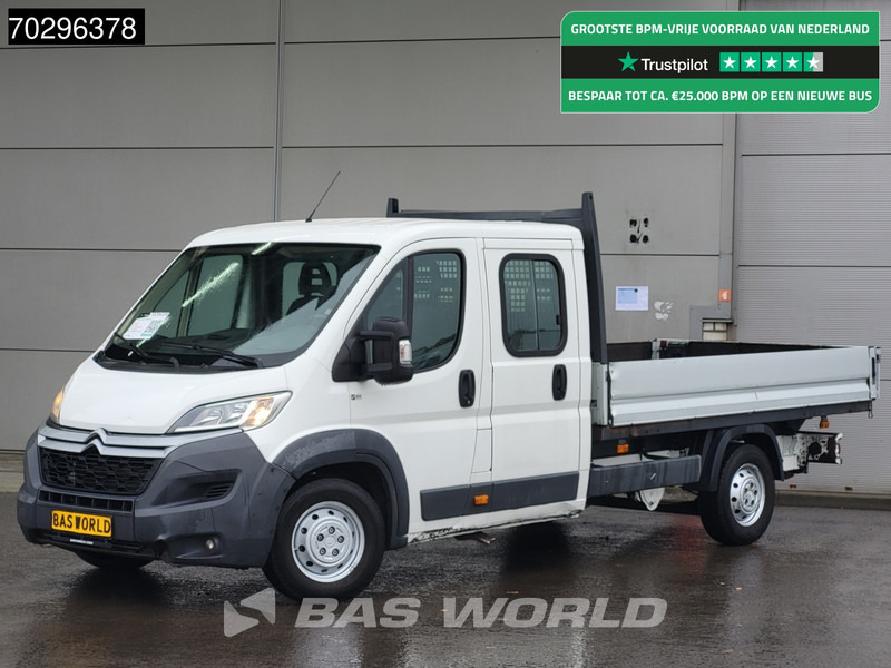 Citroën Jumper 130PK Open Laadbak Dubbel Cabine Trekhaak Airco Cruise Euro6 Pritsche Pickup Open Box Airco Trekhaak Cruise control - Dostavno vozilo sa otvorenom sandukom: slika 1 Citroën Jumper 130PK Open Laadbak Dubbel Cabine Trekhaak Airco Cruise Euro6 Pritsche Pickup Open Box Airco Trekhaak Cruise control - Dostavno vozilo sa otvorenom sandukom: slika 1