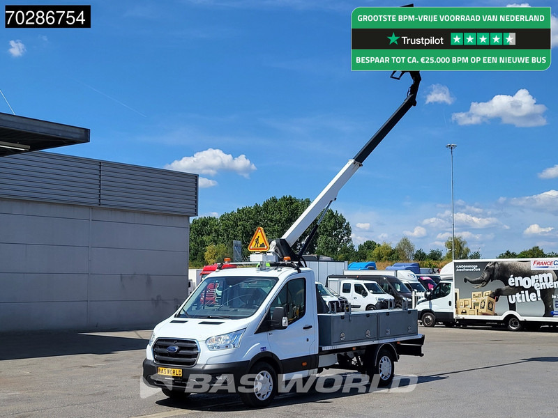 Ford Transit 130pk Hoogwerker 11meter Werkhoogte Trekhaak Airco Cruise Euro6 Nacelle Arbeitsbühne 1Personen Trekhaak Cruise control - Dostavno vozilo: slika 1 Ford Transit 130pk Hoogwerker 11meter Werkhoogte Trekhaak Airco Cruise Euro6 Nacelle Arbeitsbühne 1Personen Trekhaak Cruise control - Dostavno vozilo: slika 1