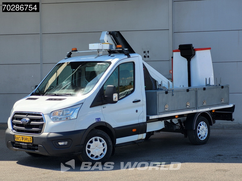 Ford Transit 130pk Hoogwerker 11meter Werkhoogte Trekhaak Airco Cruise Euro6 Nacelle Arbeitsbühne 1Personen Trekhaak Cruise control - Dostavno vozilo: slika 3 Ford Transit 130pk Hoogwerker 11meter Werkhoogte Trekhaak Airco Cruise Euro6 Nacelle Arbeitsbühne 1Personen Trekhaak Cruise control - Dostavno vozilo: slika 3