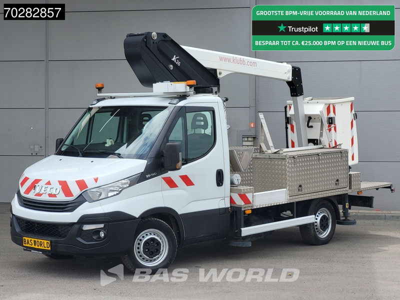Iveco Daily 35S14 Hoogwerker Klubb 11meter werkhoogte Navi Airco Cruise Camera Euro6 Hubarbeitsbühne 1Personen Airco Cruise control - Dostavno vozilo: slika 1 Iveco Daily 35S14 Hoogwerker Klubb 11meter werkhoogte Navi Airco Cruise Camera Euro6 Hubarbeitsbühne 1Personen Airco Cruise control - Dostavno vozilo: slika 1